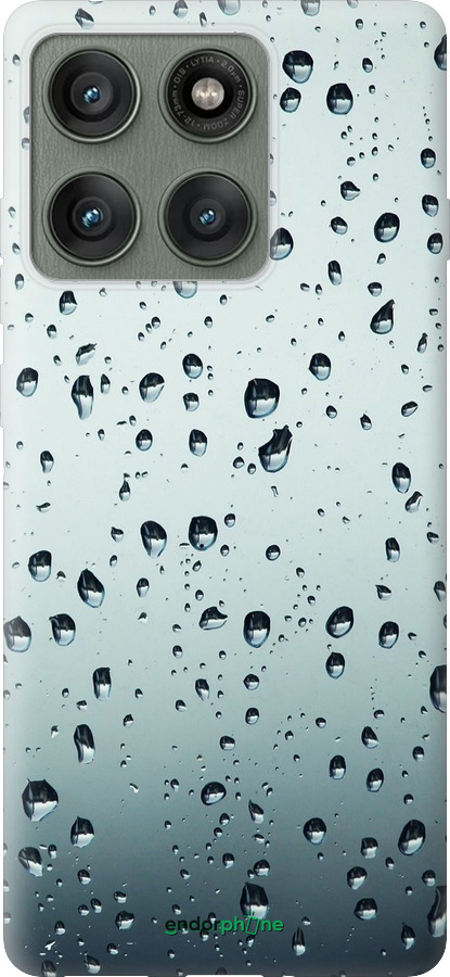 Силиконовый чехол Стекло в каплях для Motorola Edge 60 Pro 5G - 848u-4020 изображение 