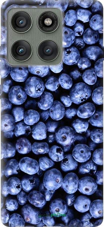 Силиконовый чехол Черника для Motorola Edge 60 Pro 5G - 851u-4020 изображение 