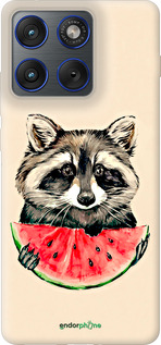 Силиконовый чехол Енотик с арбузом для Motorola EDGE 70 - 4605u-4219 изображение 