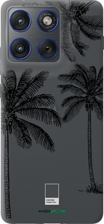 Силиконовый чехол Пальмы1 для Motorola EDGE 70 - 4634u-4219 изображение 