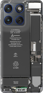 Силиконовый чехол Детали смартфона для Motorola EDGE 70 - 5487u-4219 изображение 