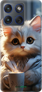 Силиконовый чехол White cat для Motorola EDGE 70 - 5646u-4219 изображение 