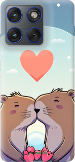 Силіконовий чехол Капібара кохання для Motorola EDGE 70 - 6027u-4219 изображение 