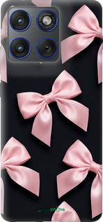 Силиконовый чехол Coquette Ribbons Dark Coquette для Motorola EDGE 70 - 6767u-4219 изображение 