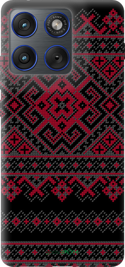 Силіконовий чехол Вишиванка 52 для Motorola EDGE 70 - 1763u-4219 изображение 