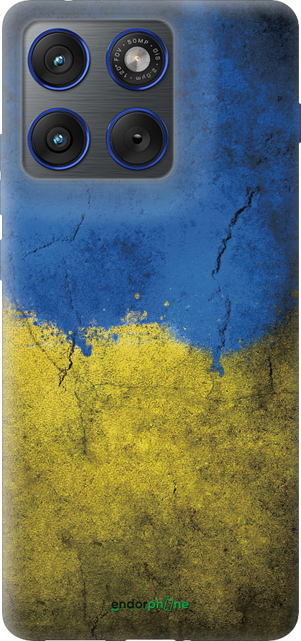 Силиконовый чехол Флаг Украины 2 для Motorola EDGE 70 - 401u-4219 изображение 