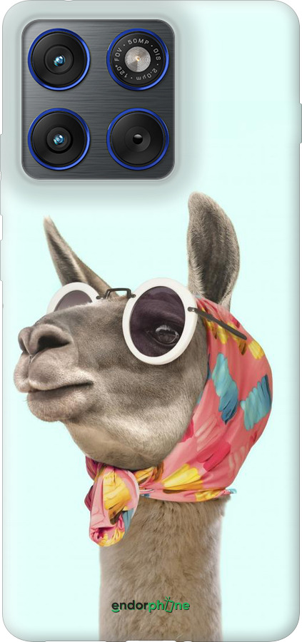 Силіконовий чехол Модна лама для Motorola EDGE 70 - 4479u-4219 изображение 