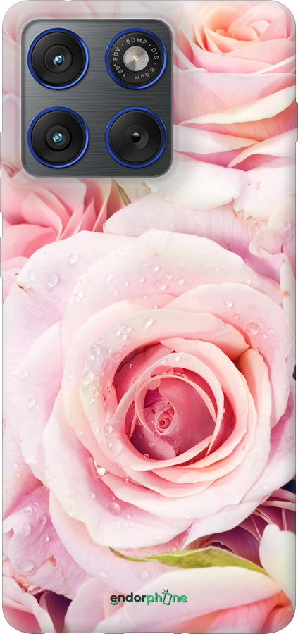Силиконовый чехол Розы для Motorola EDGE 70 - 525u-4219 изображение 