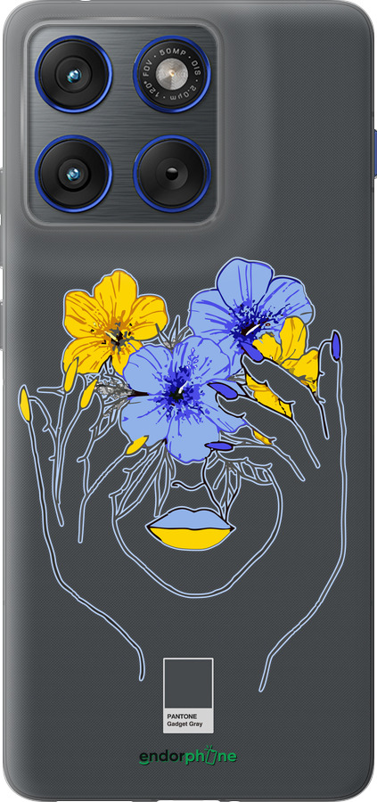 Силіконовий чехол Дівчина v4 для Motorola EDGE 70 - 5276u-4219 изображение 