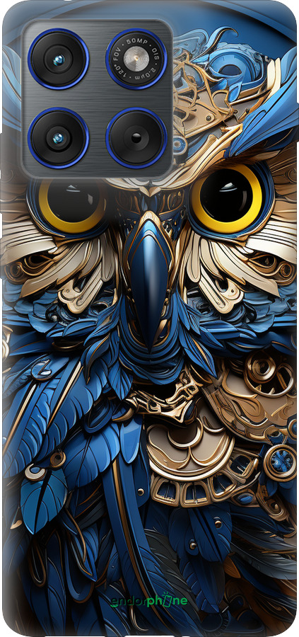 Силиконовый чехол Сова v2 для Motorola EDGE 70 - 5649u-4219 изображение 
