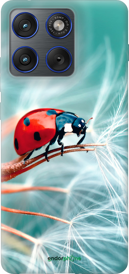 Силиконовый чехол Божья коровка для Motorola EDGE 70 - 6049u-4219 изображение 