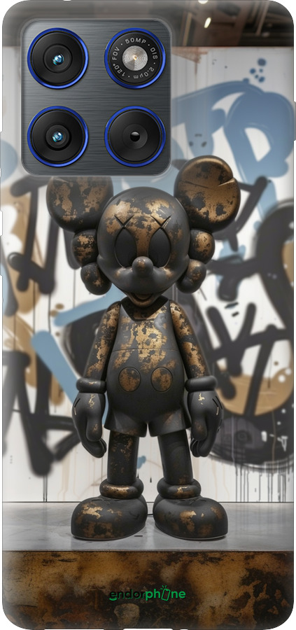 Силіконовий чехол Bronze kaws v2 для Motorola EDGE 70 - 6098u-4219 изображение 