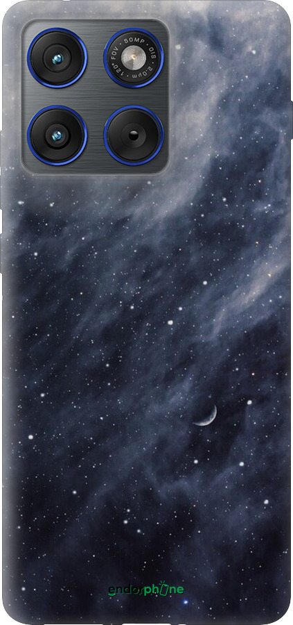 Силиконовый чехол Голубые облака, Голубая луна для Motorola EDGE 70 - 6398u-4219 изображение 