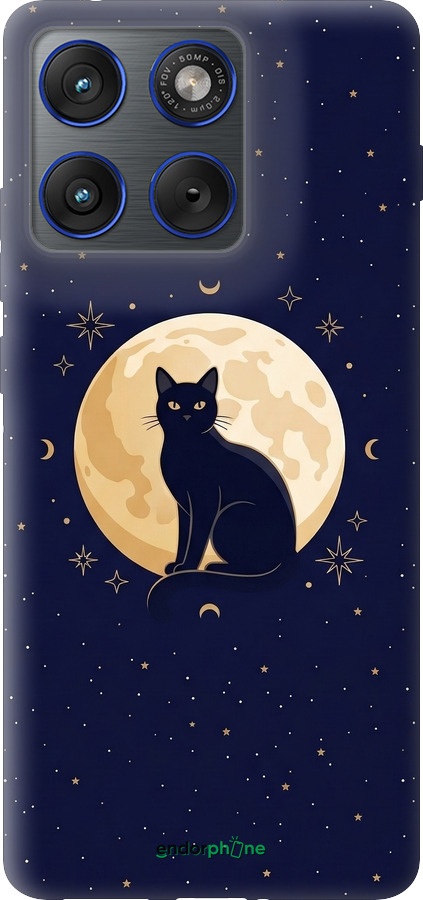 Силиконовый чехол Cute Cat Celestial/Witchy для Motorola EDGE 70 - 6787u-4219 изображение 