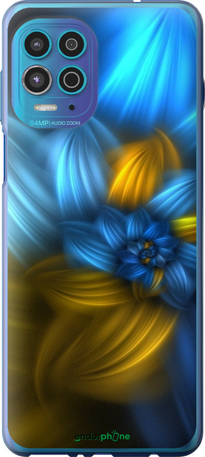 

Силіконовий чохол "Візерунок 46" для Motorola G100, Синій