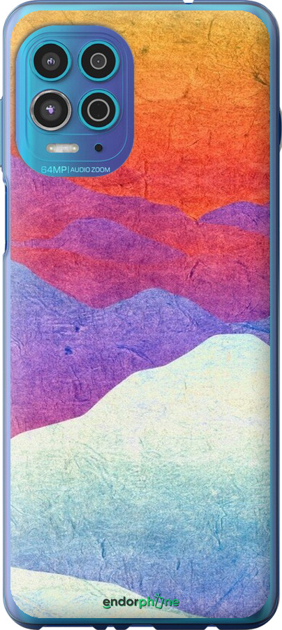 Силіконовий чехол Гірський захід сонця для Motorola Edge S - 6479u-2860 изображение 
