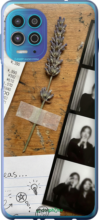 Силіконовий чехол Aesthetic Scrapbook Collage для Motorola G100 - 6773u-2359 изображение 