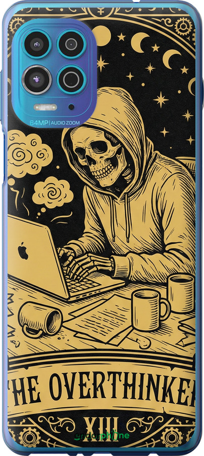 Силіконовий чехол The Overthinker для Motorola G100 - 6774u-2359 изображение 