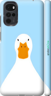 3D пластиковый матовый чехол Гусь для Motorola G22 - 6350m-2681 изображение 