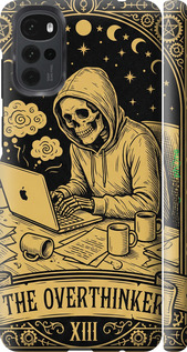 3D пластиковый матовый чехол 'The Overthinker' для Motorola G22 изображение 1