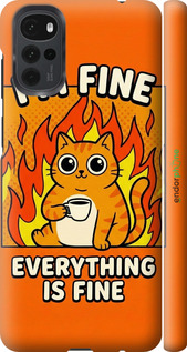 3D пластиковый матовый чехол 'Funny Cat' для Motorola G22 изображение 13