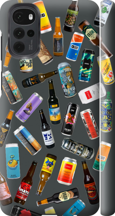 3D пластиковий матовий чехол Броварні для Motorola G22 - 5879m-2681 изображение 