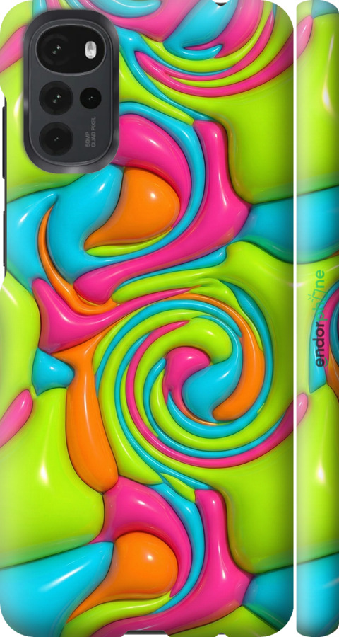 3D пластиковий матовий чехол Y2K Jelly Dream для Motorola G22 - 6780m-2681 изображение 