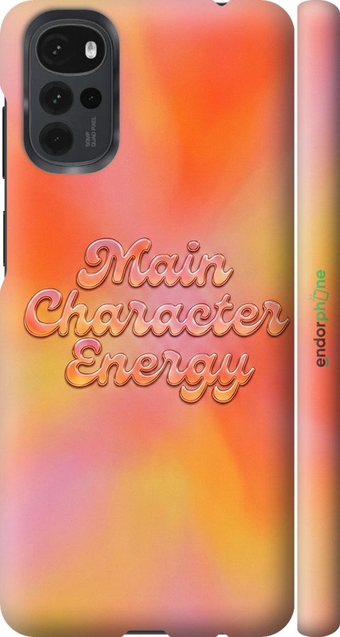 3D пластиковый матовый чехол Aura Gradient Main Character Energy Aesthetic Y2K для Motorola G22 - 6783m-2681 изображение 