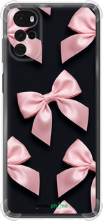 Силикон с усиленными углами чехол Coquette Ribbons Dark Coquette для Motorola G22 - 6767sp-2681 изображение 