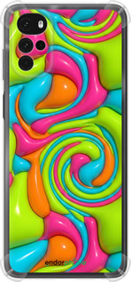 Силіконовий протиударний с посиленими кутами чехол Y2K Jelly Dream для Motorola G22 - 6780sp-2681 изображение 