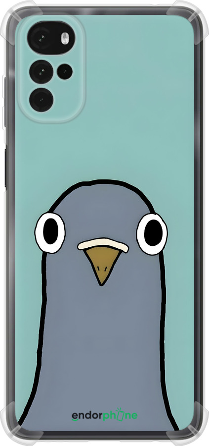 Силикон с усиленными углами чехол Голубь для Motorola G22 - 6388sp-2681 изображение 
