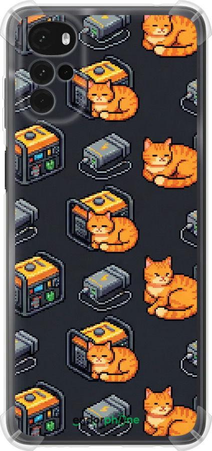 Силіконовий протиударний с посиленими кутами чехол Autonomous Zone для Motorola G22 - 6771sp-2681 изображение 