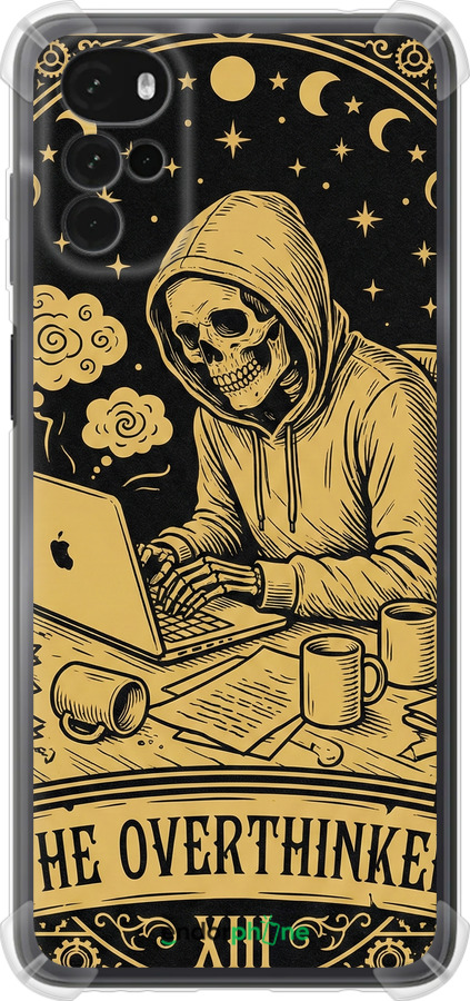 Силіконовий протиударний с посиленими кутами чехол The Overthinker для Motorola G22 - 6774sp-2681 изображение 