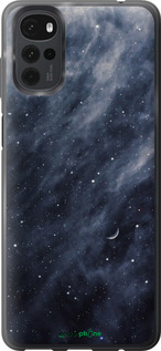 Силиконовый чехол Голубые облака, Голубая луна для Motorola G22 - 6398u-2681 изображение 