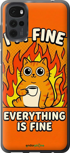 Силиконовый чехол Funny Cat для Motorola G22 - 6786u-2681 изображение 