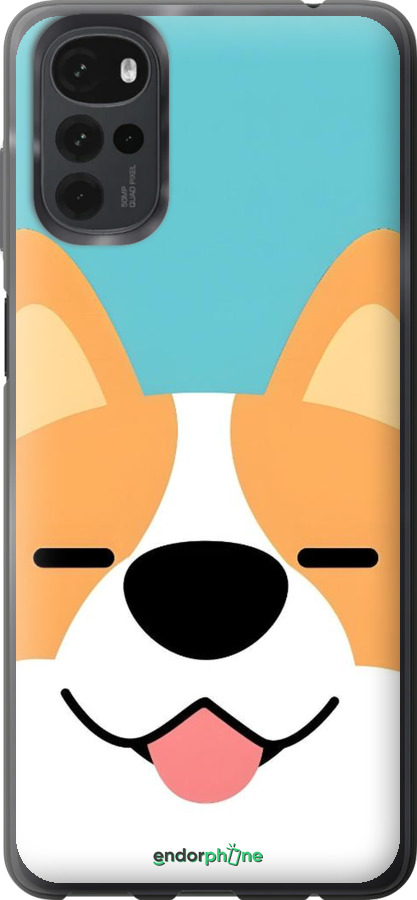Силиконовый чехол Корги для Motorola G22 - 6280u-2681 изображение 