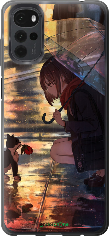 Силиконовый чехол Anime для Motorola G22 - 6609u-2681 изображение 