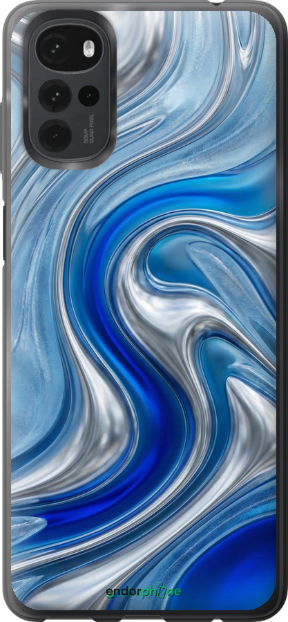 Силіконовий чехол Liquid Chrome для Motorola G22 - 6781u-2681 изображение 