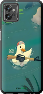 TPU чехол Каченя з автоматом для Motorola G32 - 6356b-2845 изображение 