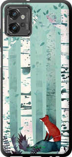 TPU чехол Лис в зелёном лесу для Motorola G32 - 6547b-2845 изображение 