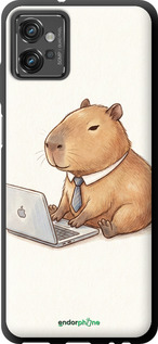 TPU чехол Funny Capybara CEO Working для Motorola G32 - 6777b-2845 изображение 