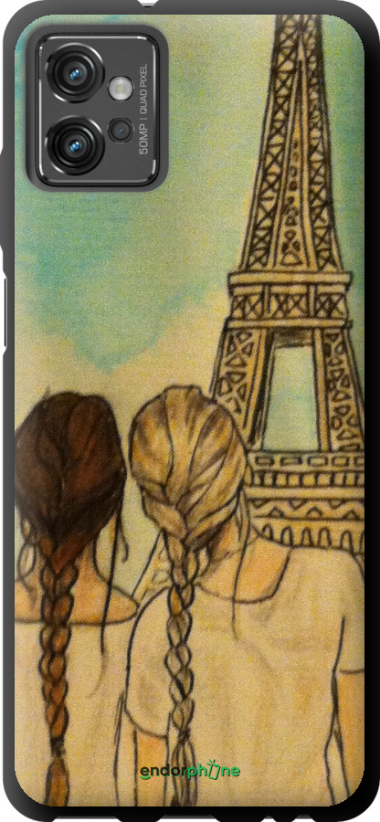 TPU чехол Девушки в Париже для Motorola G32 - 3980b-2845 изображение 