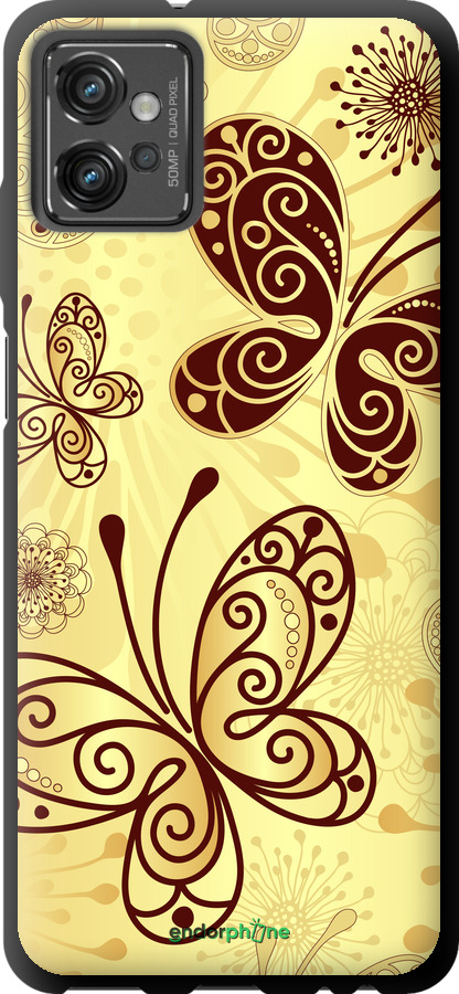 TPU чехол Красивые бабочки для Motorola G32 - 4170b-2845 изображение 