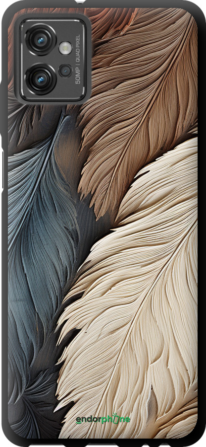 TPU чехол Листя в стилі бохо для Motorola G32 - 5643b-2845 изображение 