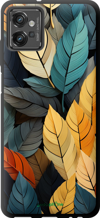 TPU чехол Кольорове листя для Motorola G32 - 5644b-2845 изображение 