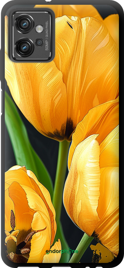 TPU чехол Желтые тюльпаны для Motorola G32 - 5991b-2845 изображение 
