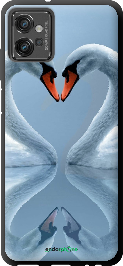 TPU чехол Лебеді для Motorola G32 - 6007b-2845 изображение 