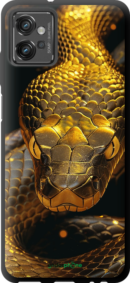 

TPU чохол "Golden snake" для Motorola G32, Жовтий