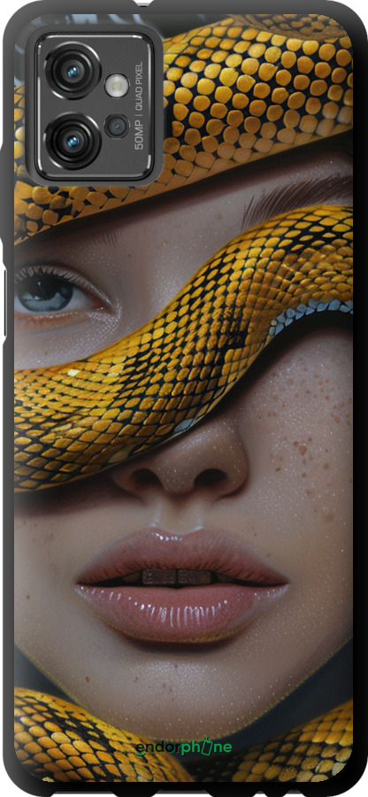 TPU чехол Объятия змеи для Motorola G32 - 6081b-2845 изображение 