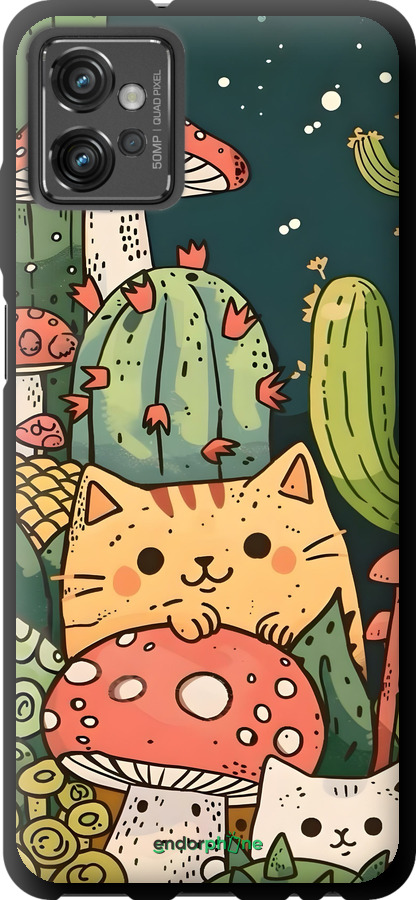 TPU чехол Коты грибы для Motorola G32 - 6321b-2845 изображение 